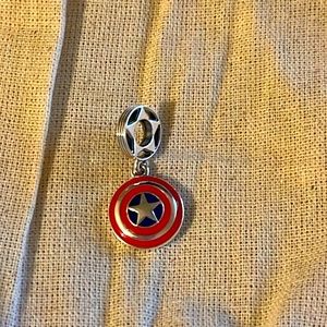 Pandora X Marvel Captain America shield charm